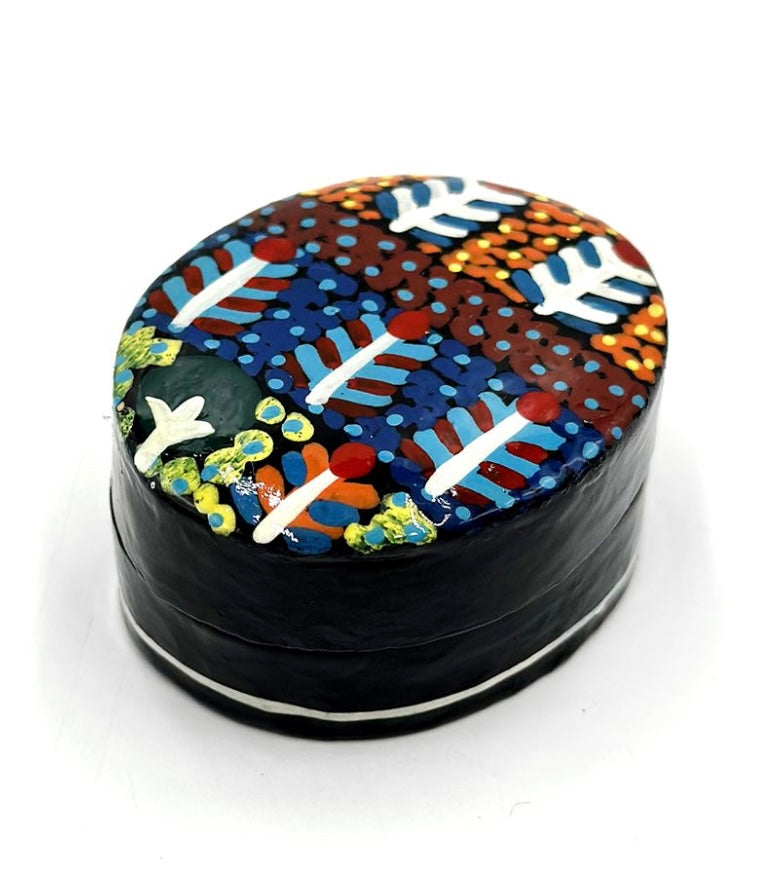 Better World Arts - Lacquerware Small Box, Rosie Ngwarrin Ross