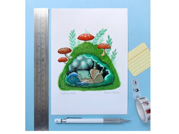 Hannakin Reading Nook Print