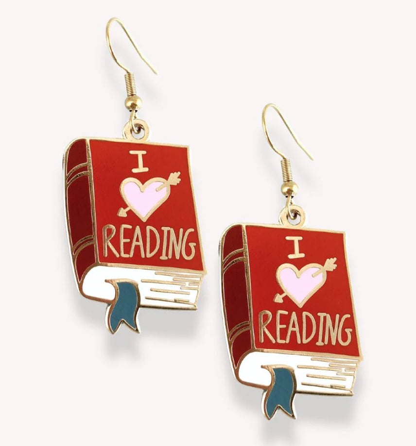 Jubly Umph Originals Earrings - I Love Reading