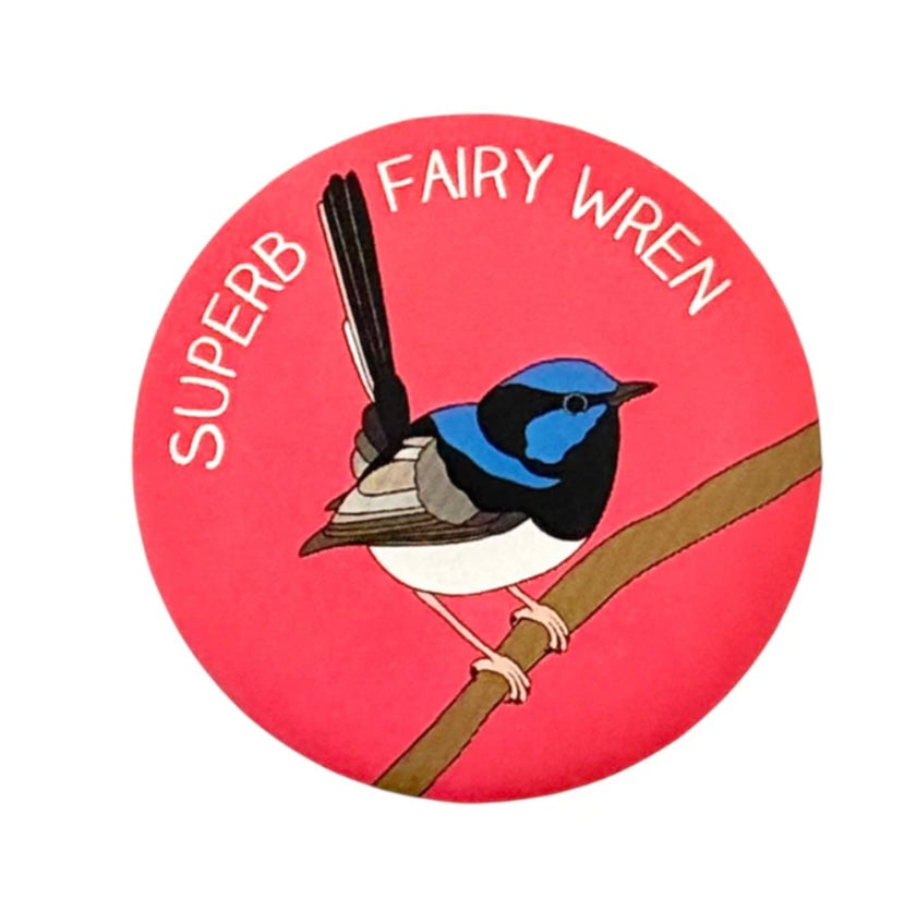 Red Parka Magnetic Bottle Opener Superb Fairy Wren