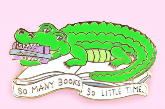 Jubly-Umph Lapel Pin So Many Books, So Little Time