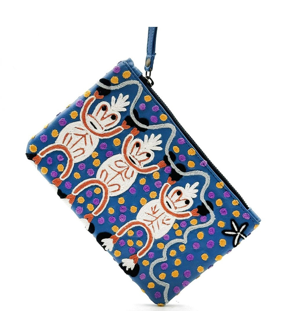 Better World Arts - Leather Clutch Bag - Cedric Varcoe