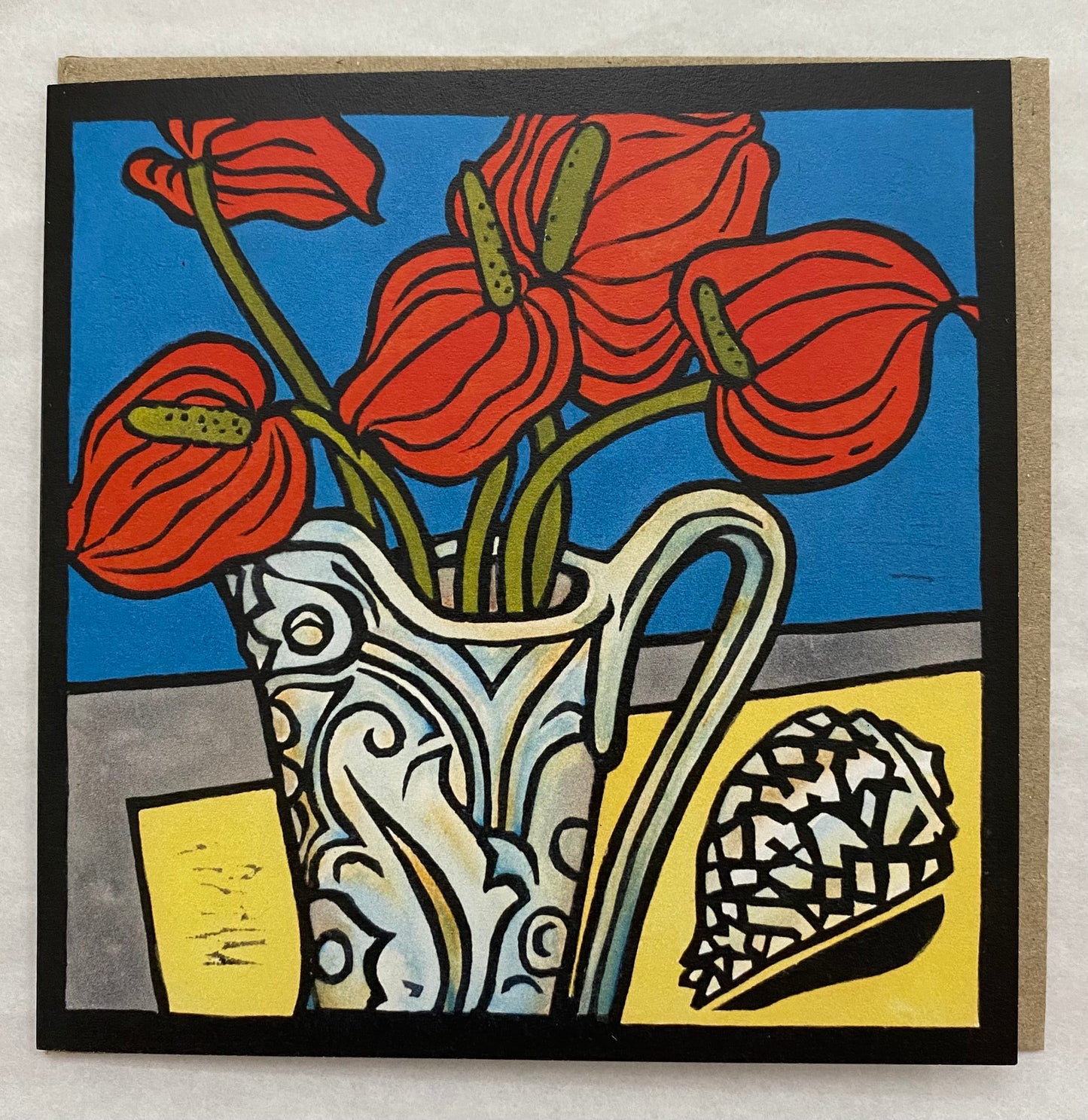 Cam Knuckey Card - Flamingoes