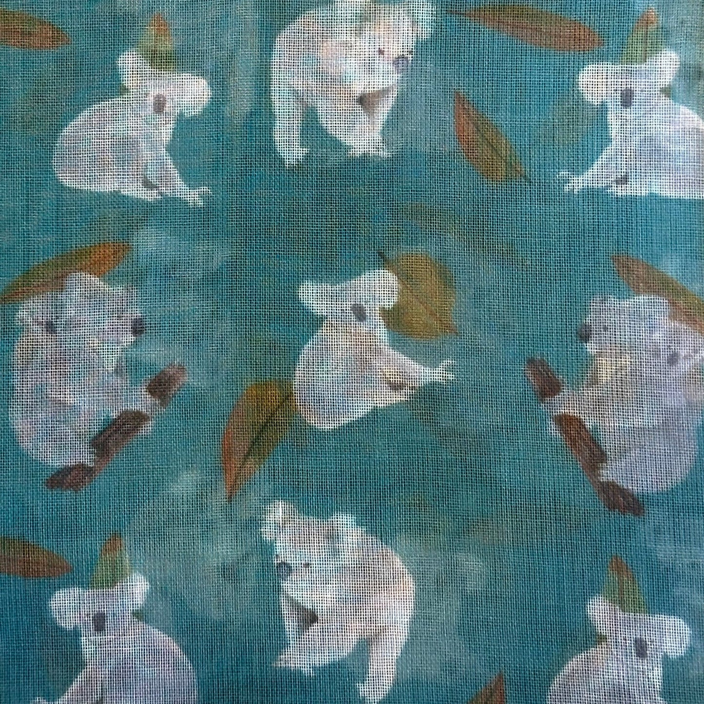 Red Parka- Koala Scarf