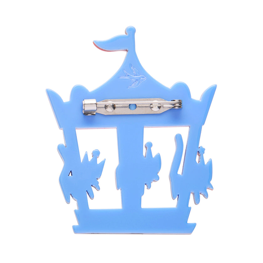 Erstwilder A Day at The Fair Collection - Meowy Go-Round Brooch