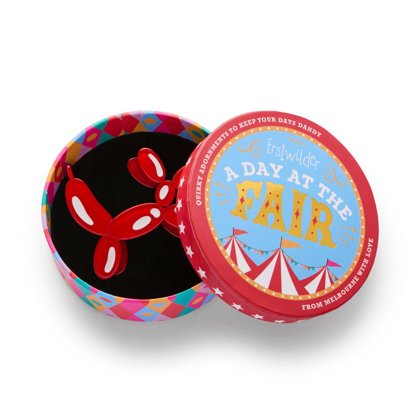 Erstwilder A Day at The Fair Collection - Balloon Best Friend Brooch