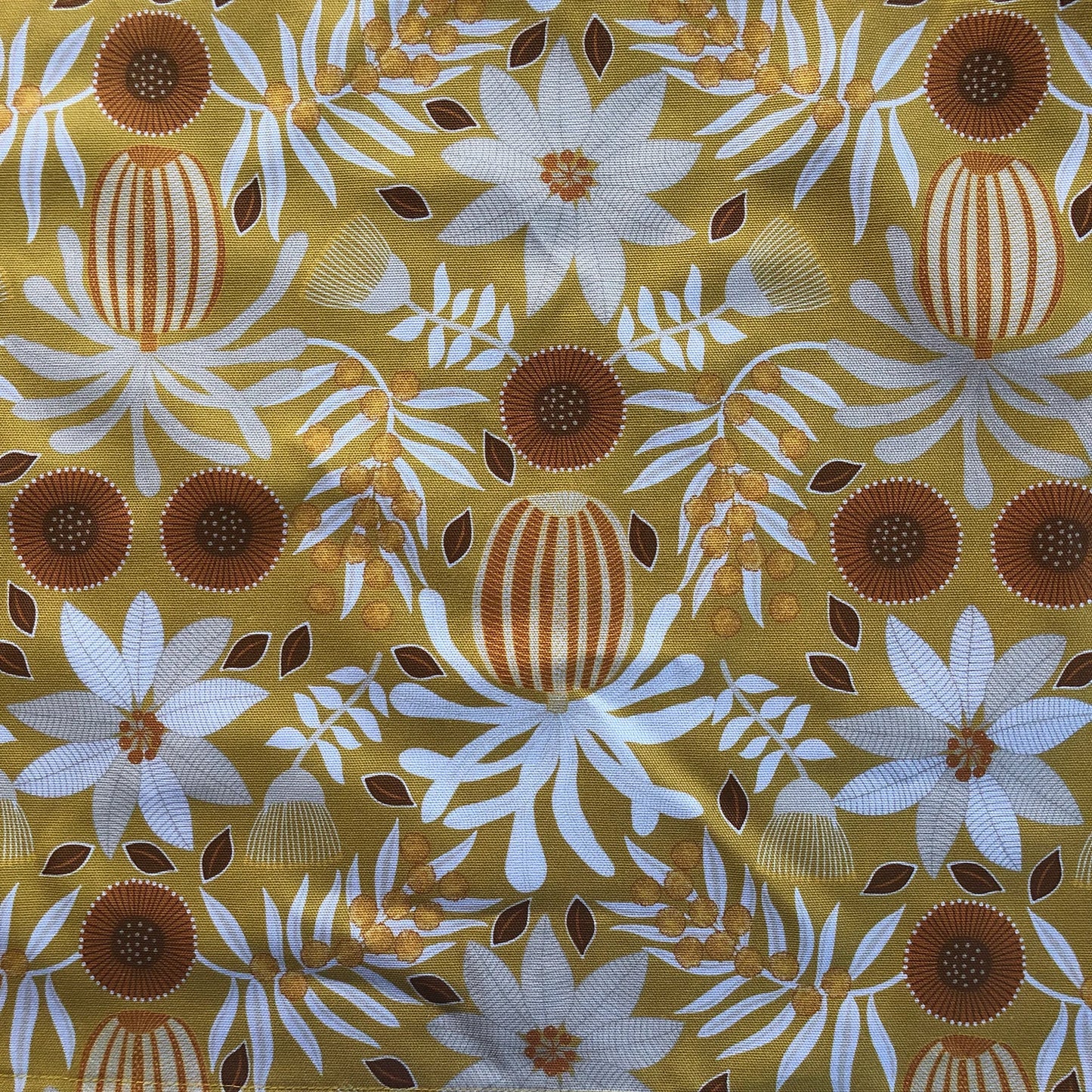 Jocelyn Proust Designs Tea Towel Mustard Banksia