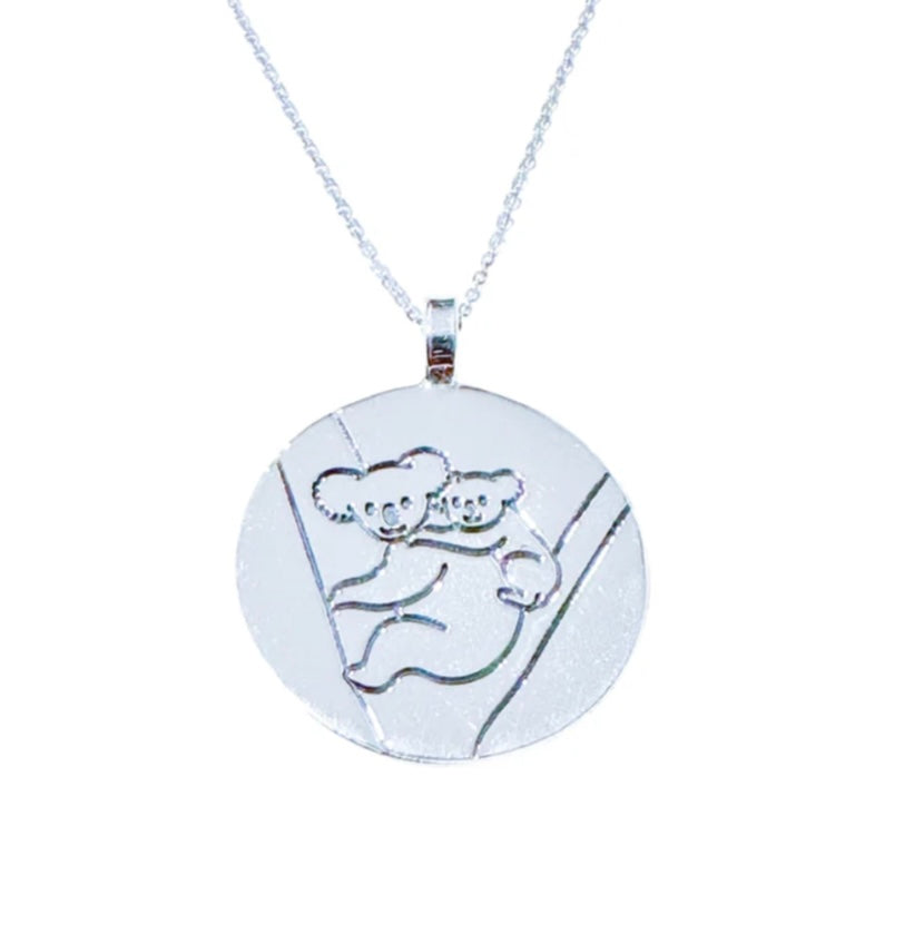 Red Parka Koala Pendant