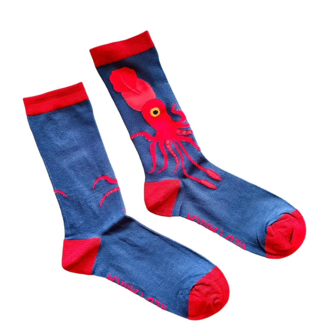 Red Parka - Colossal Squid Socks