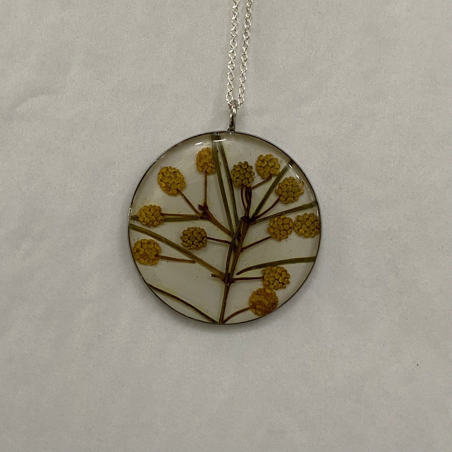 Flowers In Your Hair Necklace - Resin Flora Pendant