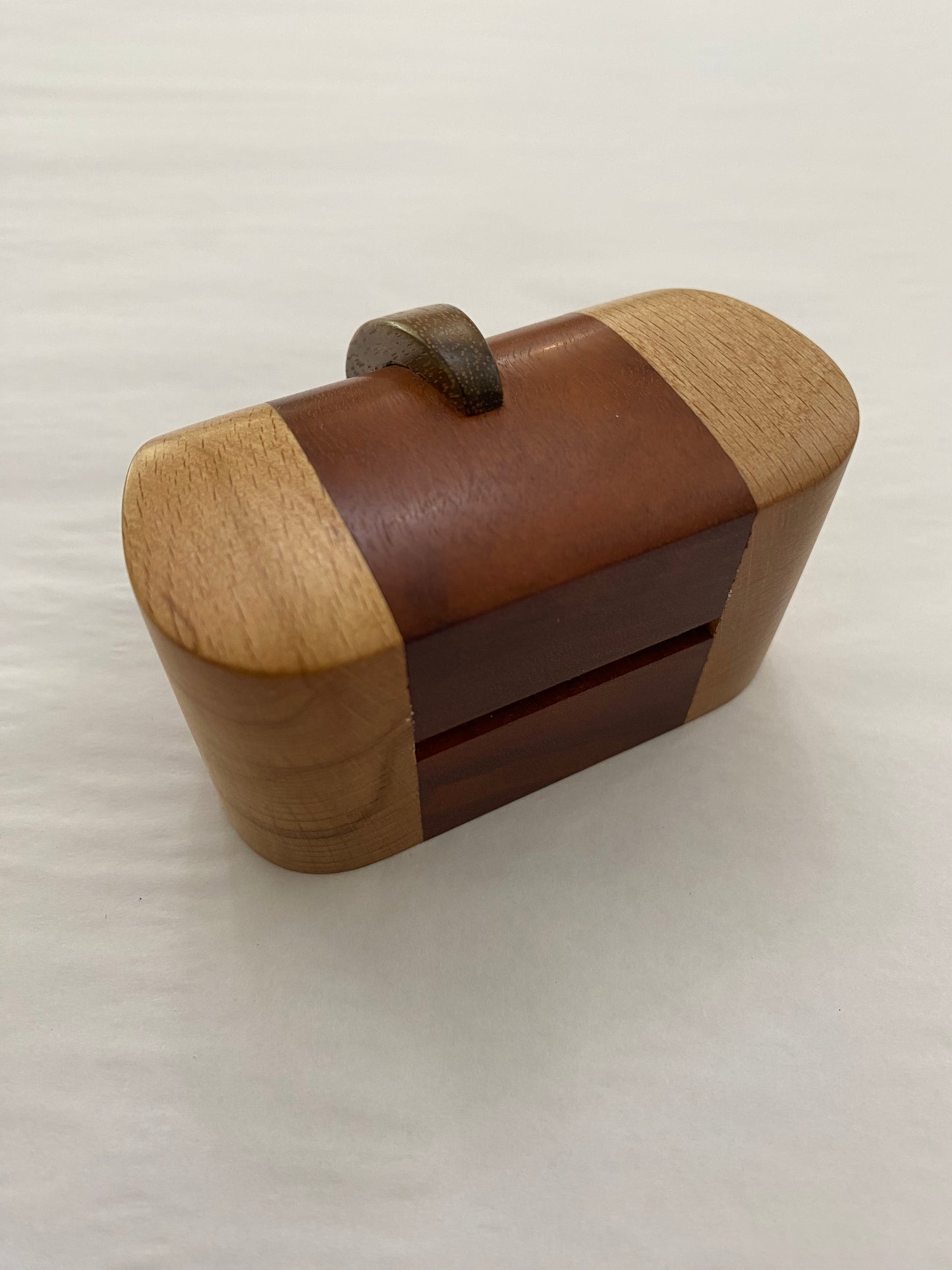Rob Hutton Trinket Box 057 - Redgum / Beech / New Guinea Walnut