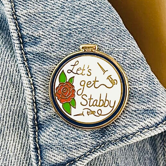Jubly-Umph Lapel Pin Let’s get Stabby