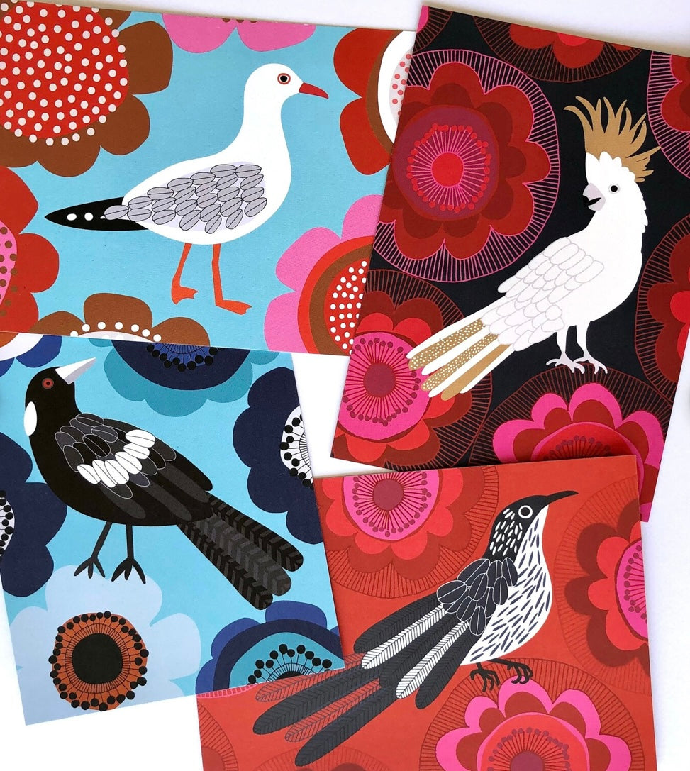 Jocelyn Proust Designs - Set of 12 Australian Bird Postcards