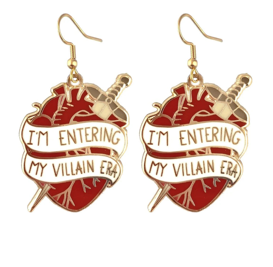 Jubly-Umph Originals Earrings, I’m Entering My Villain Era