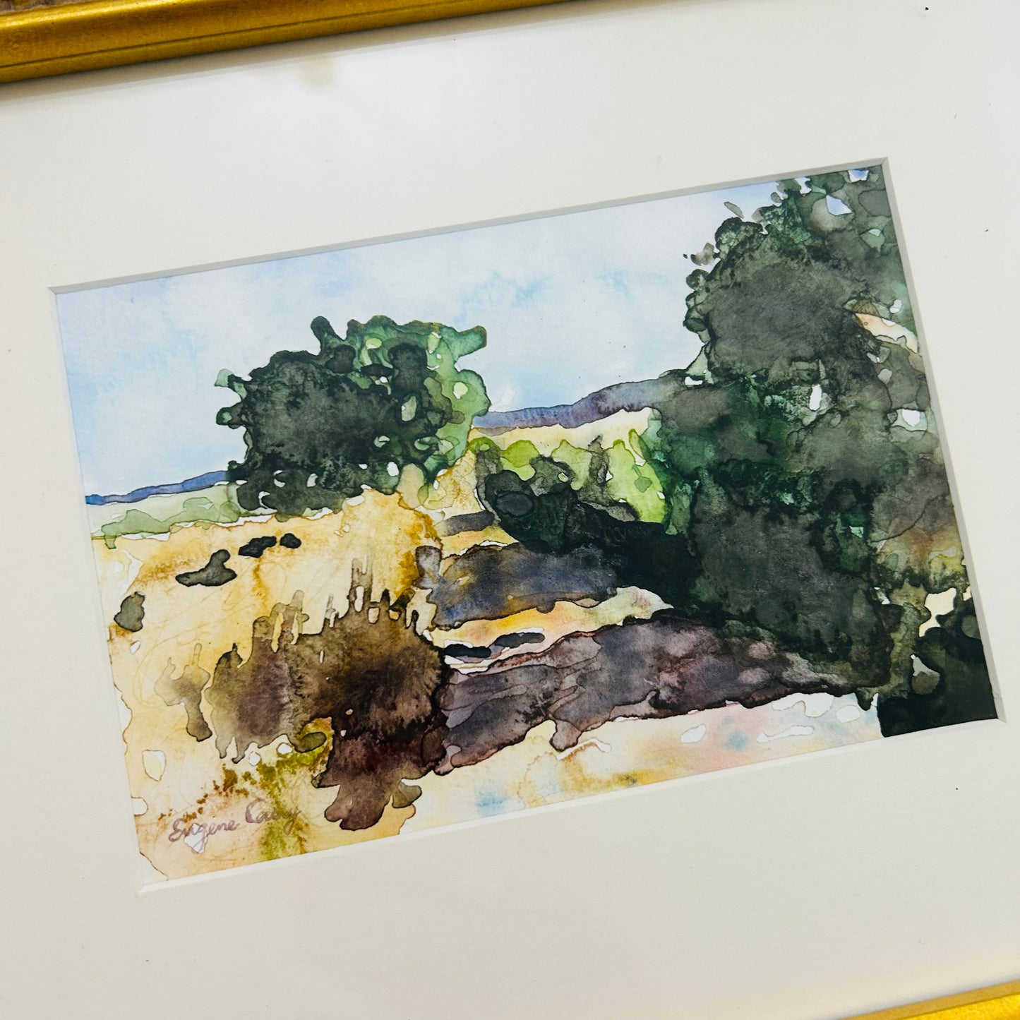 Eugene Casey Framed Original Watercolour - Daniels Road 17/3/18