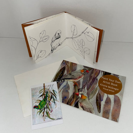Kirstie McGregor Artist Book Kit - Zebra Finch