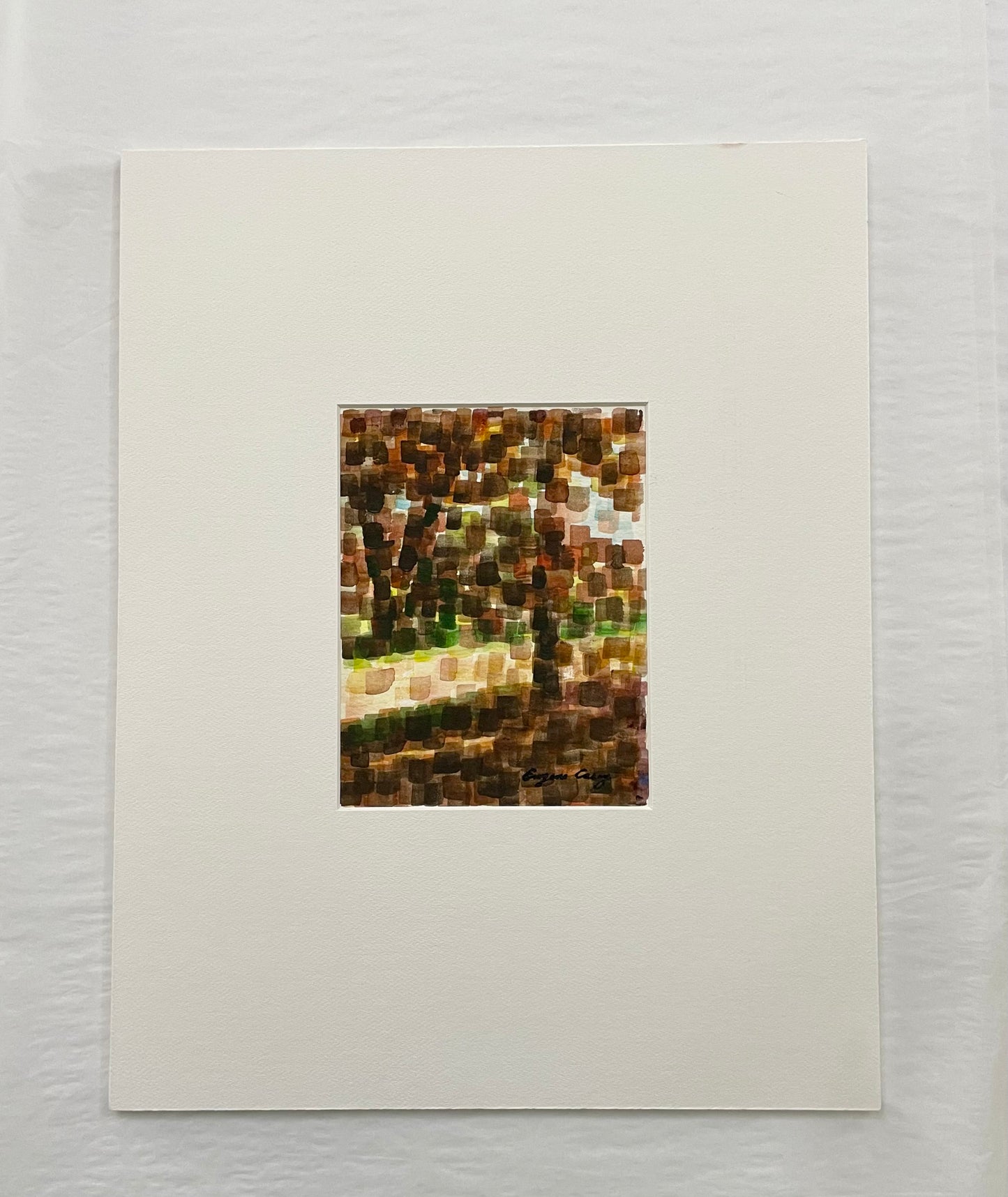 Eugene Casey Original Watercolour - Autumn in the Gardens Study No. 2