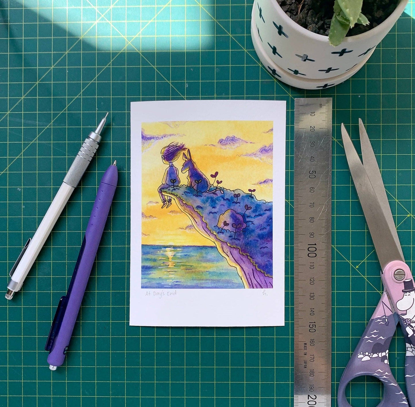 At Day's End - Mini Print