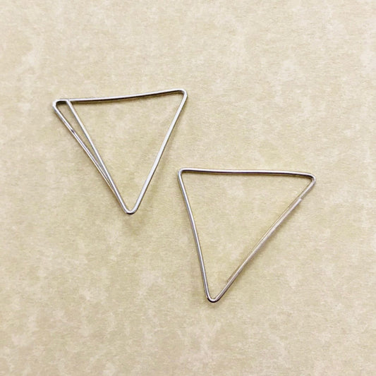 Tanja Von Behrens Triangle Wire Earrings