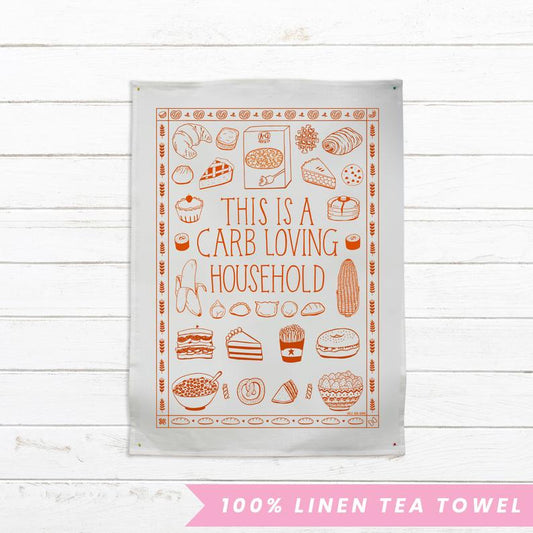 Able And Game Tea Towel This Is A Carb Loving Household