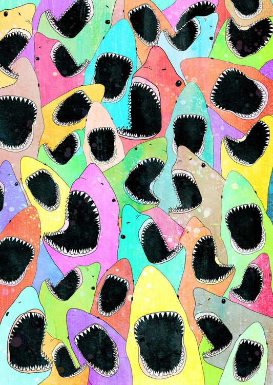 Beau Wylie Sharks! Print