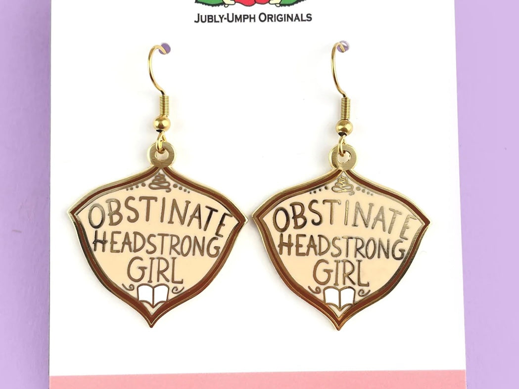 Jubly-Umph Earrings Obstinate Headstrong Girl