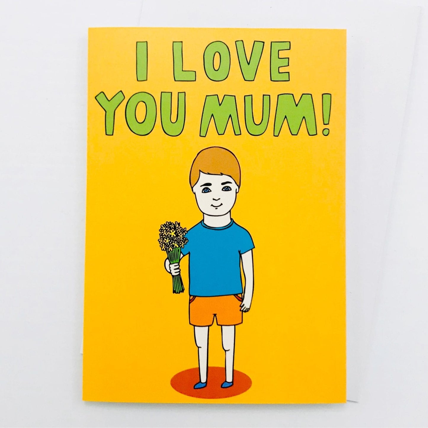 Able and Game Card - I Love You Mum (Boy)
