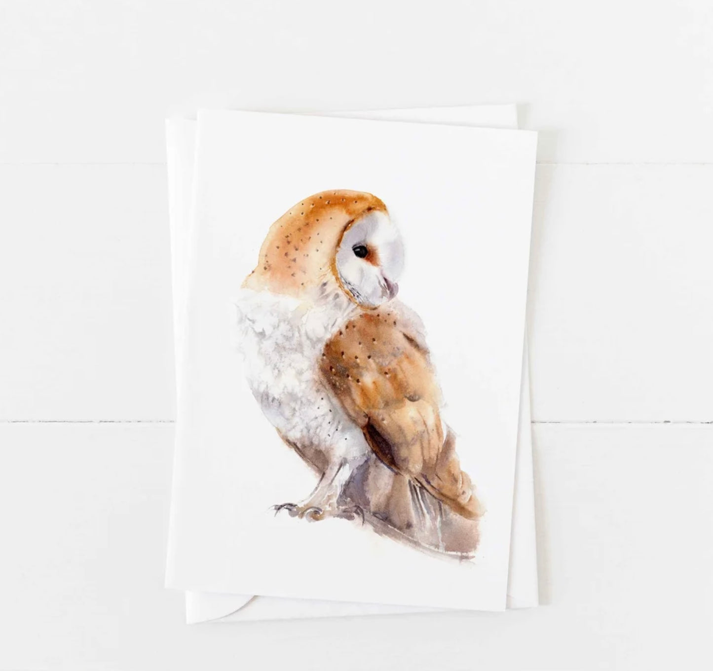 Choose Arts Art by Qing Card Barn Owl
