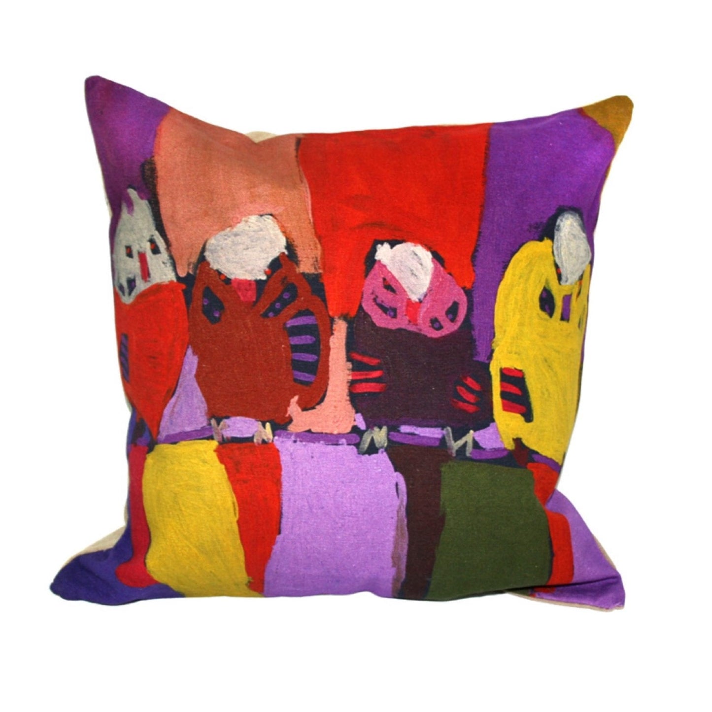 Better World Arts - Canvas Cushion Cover, Karen Napaljarri