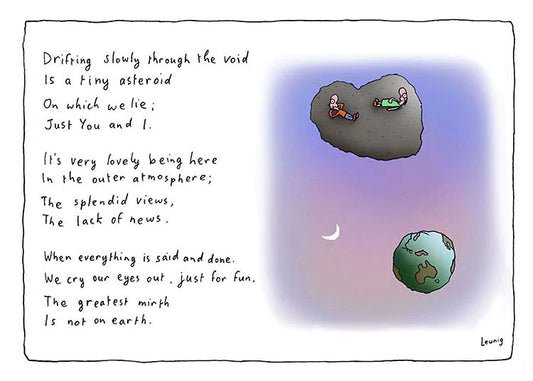 Michael Leunig Card Asteroid