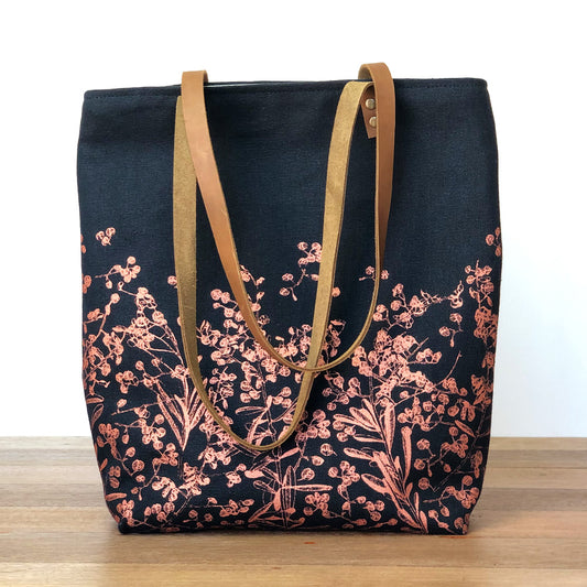 One Thousand Lines Pods Tote - Copper