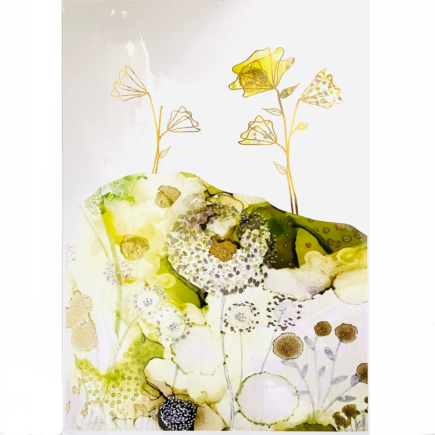 Katy J Designs Dandelions and Golden Flowers