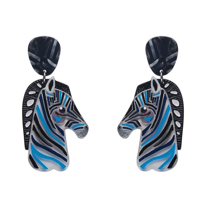 Erstwilder The Zealous Zebra Earrings