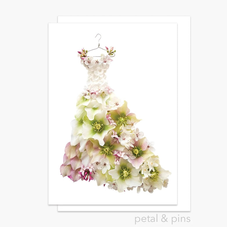 Petal & Pins Card Springtime Dress