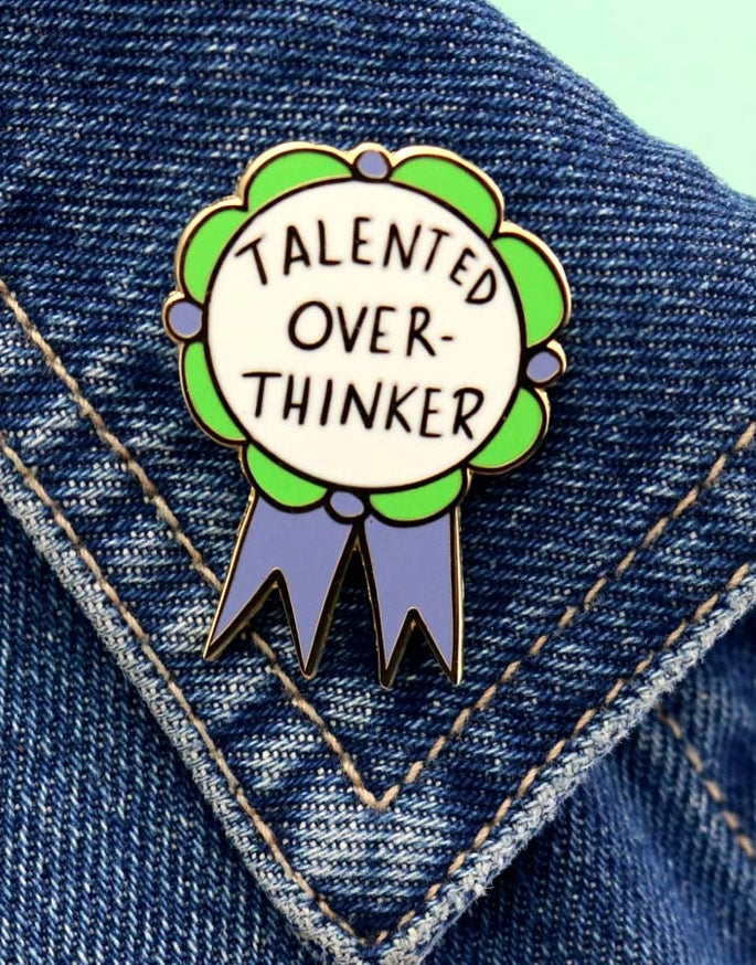 Jubly-Umph Lapel Pin Talented Over Thinker