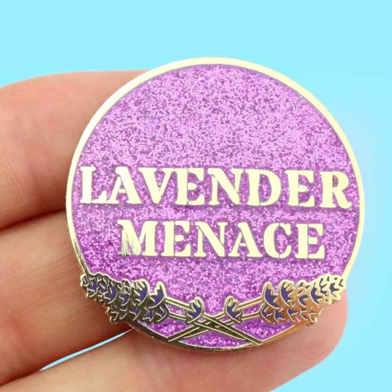 Jubly-Umph Lapel Pin Lavender Menace