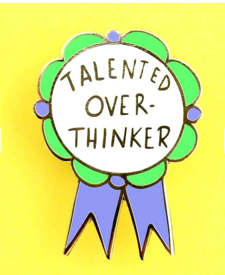 Jubly-Umph Lapel Pin Talented Over Thinker