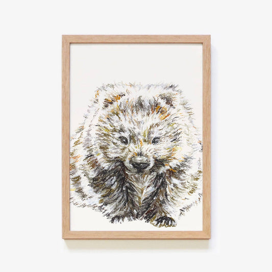 Aussie Animals: Wombat Art Print: Print Only / A4