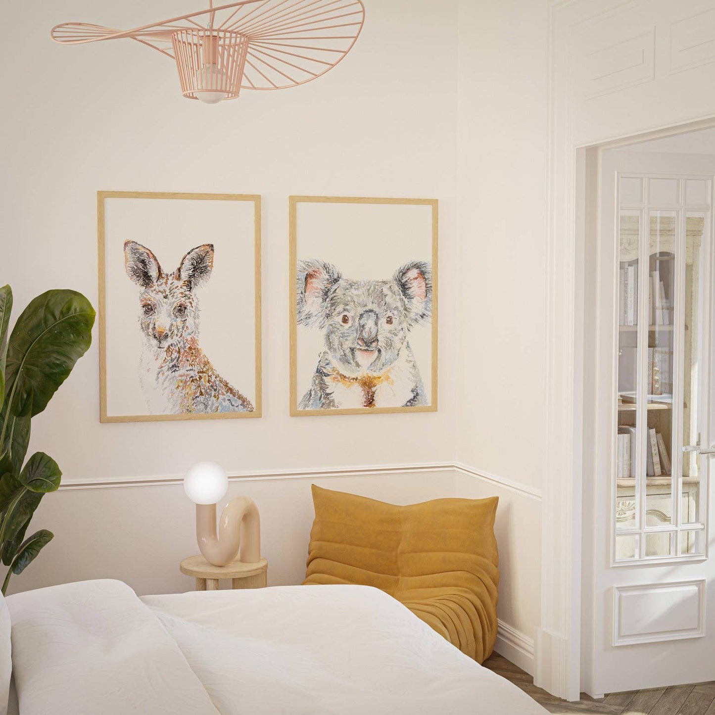 Aussie Animals: Kangaroo Art Print: Print Only / A4