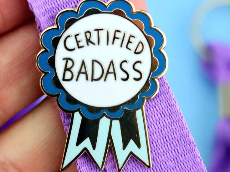 Jubly-Umph Lapel Pin Certified Badass