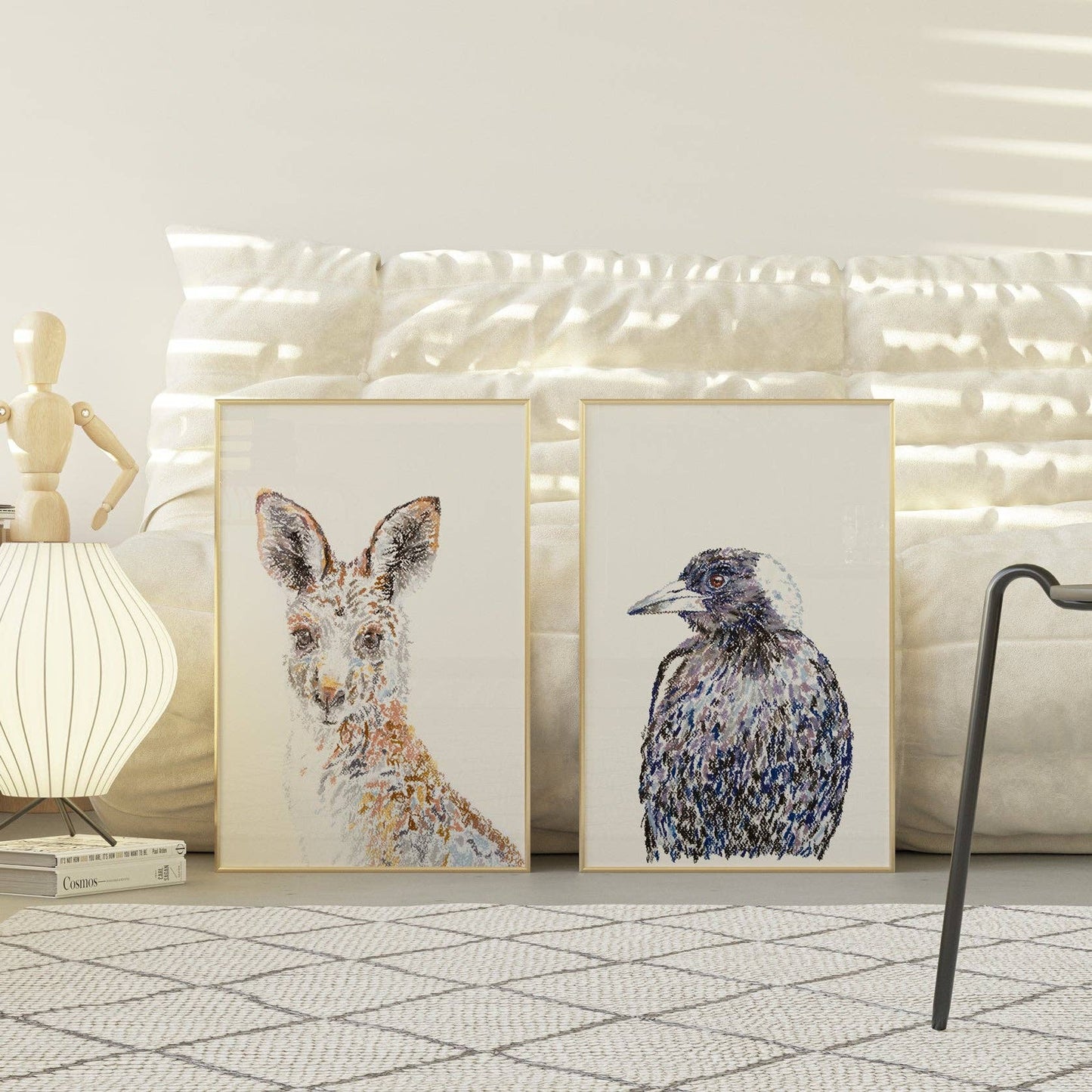 Aussie Animals: Kangaroo Art Print: Print Only / A4