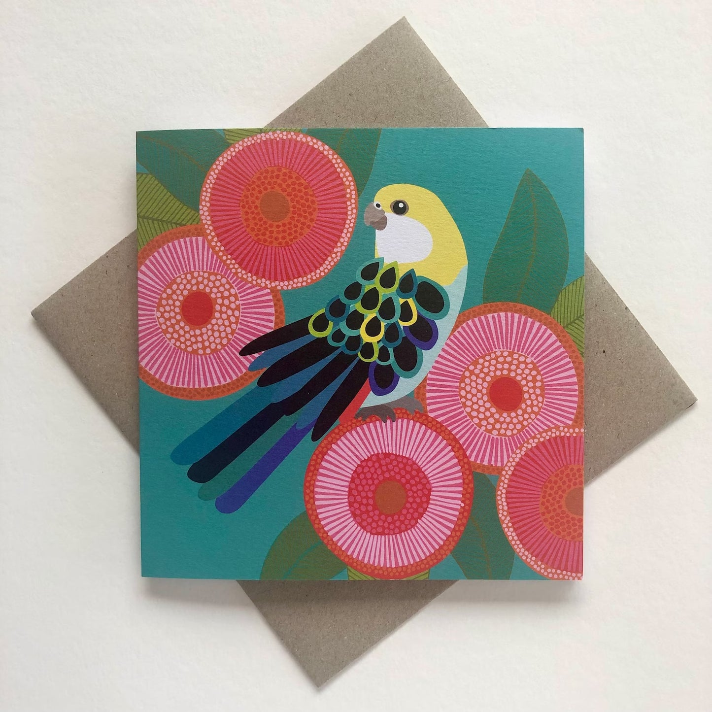 Jocelyn Proust Designs Card - Pale Headed Rosella