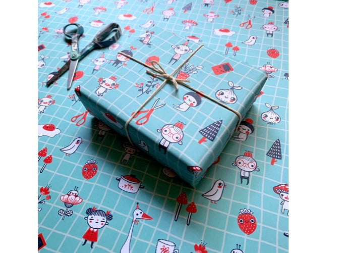 Hannakin Friends & Bobs Wrapping Paper