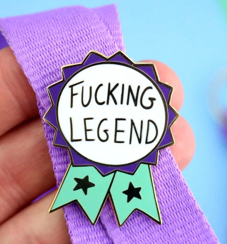 Jubly-Umph Lapel Pin Fucking Legend