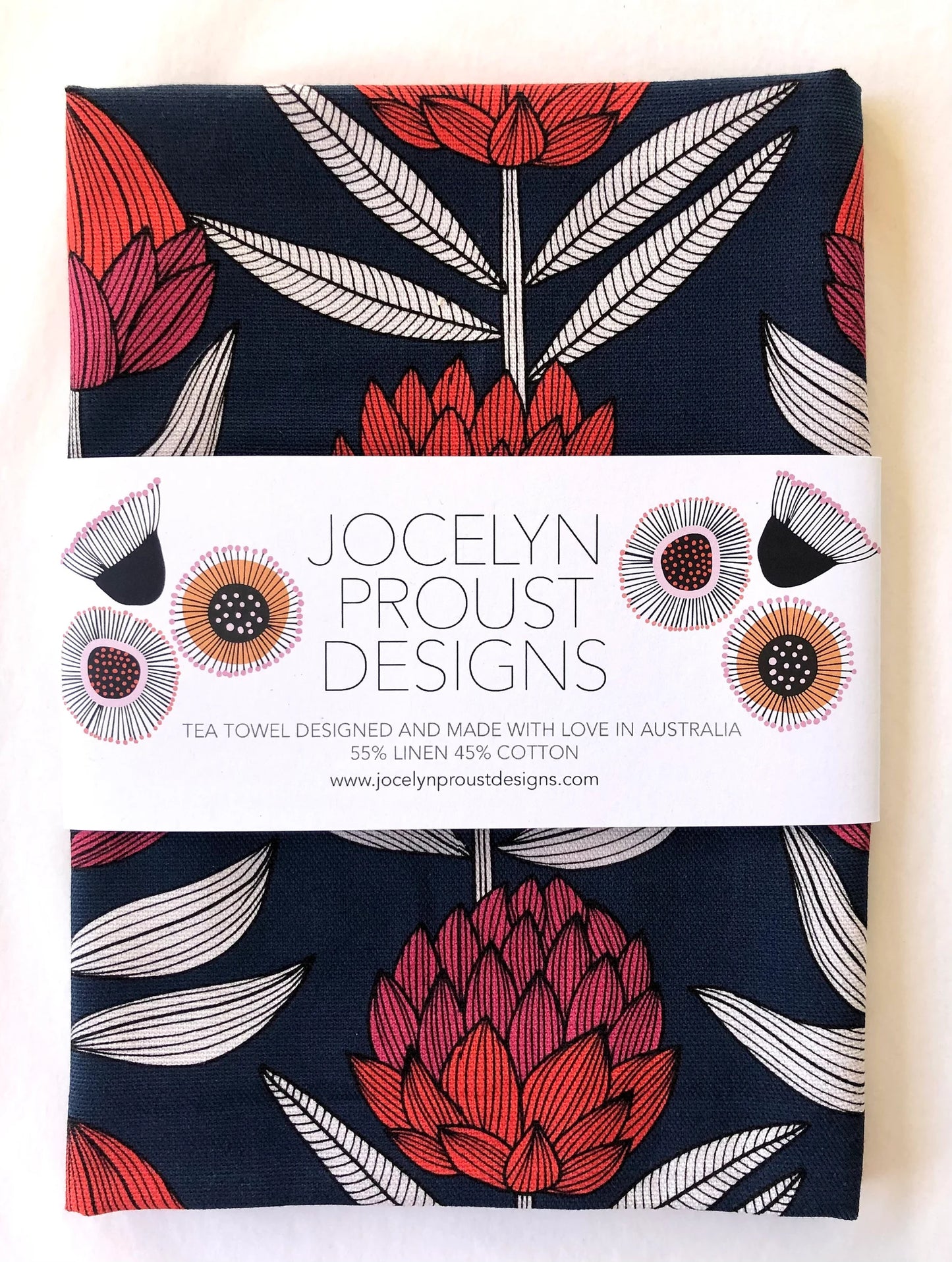 Jocelyn Proust Designs Tea Towel Protea