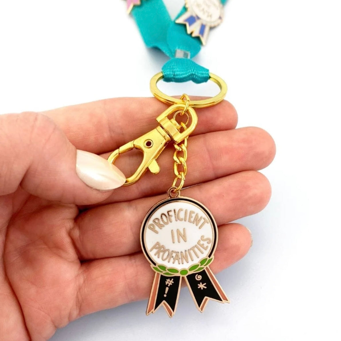 Jubly-Umph Proficient In Profanities Keychain