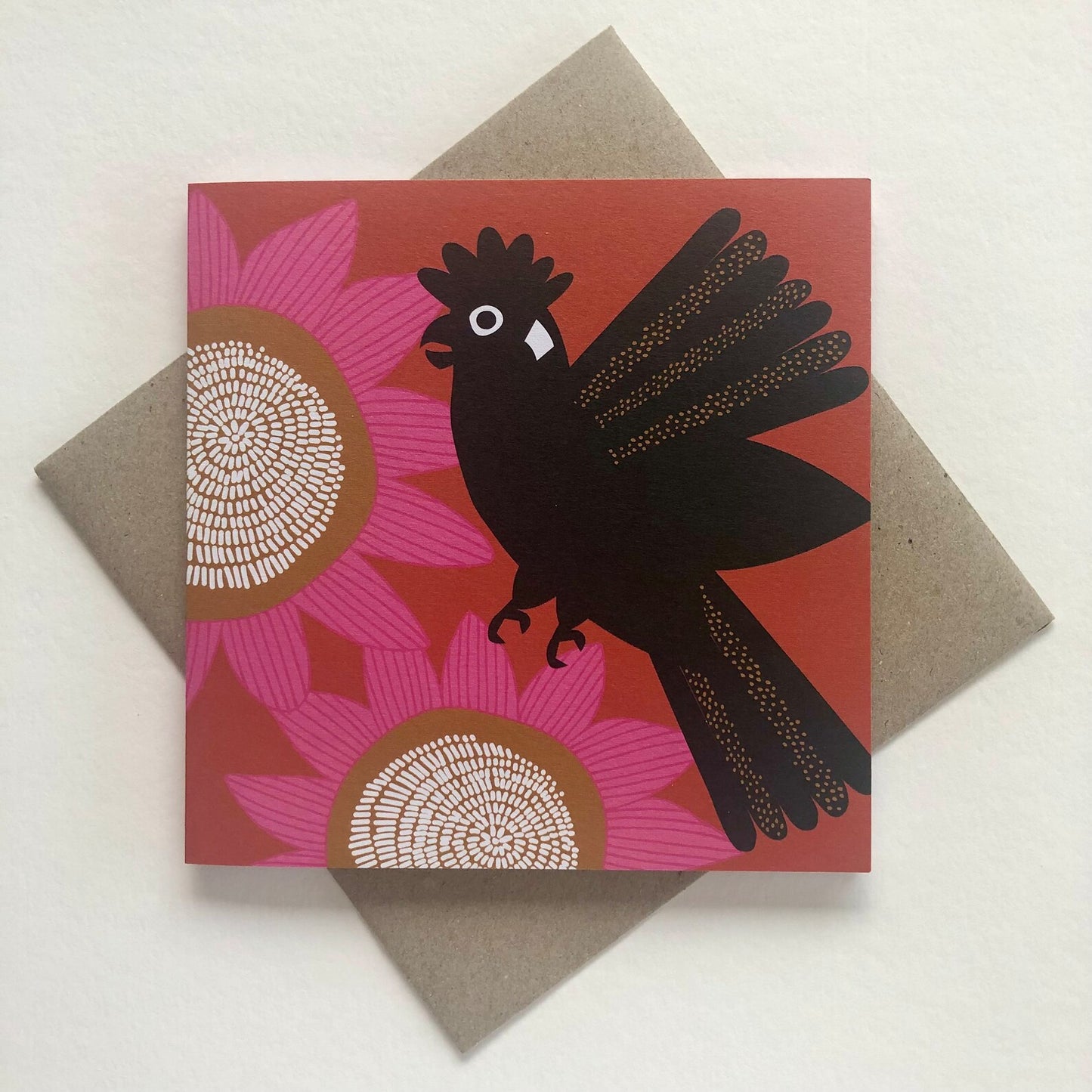 Jocelyn Proust Designs Card - Black Cockatoo