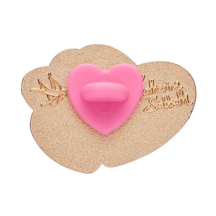 Erstwilder x Katherine Sabbath Lolly Heart Cookies Brooch