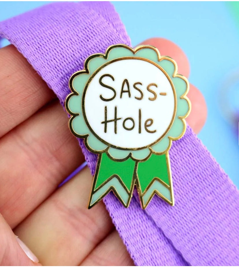 Jubly-Umph Lapel Pin Sass-Hole