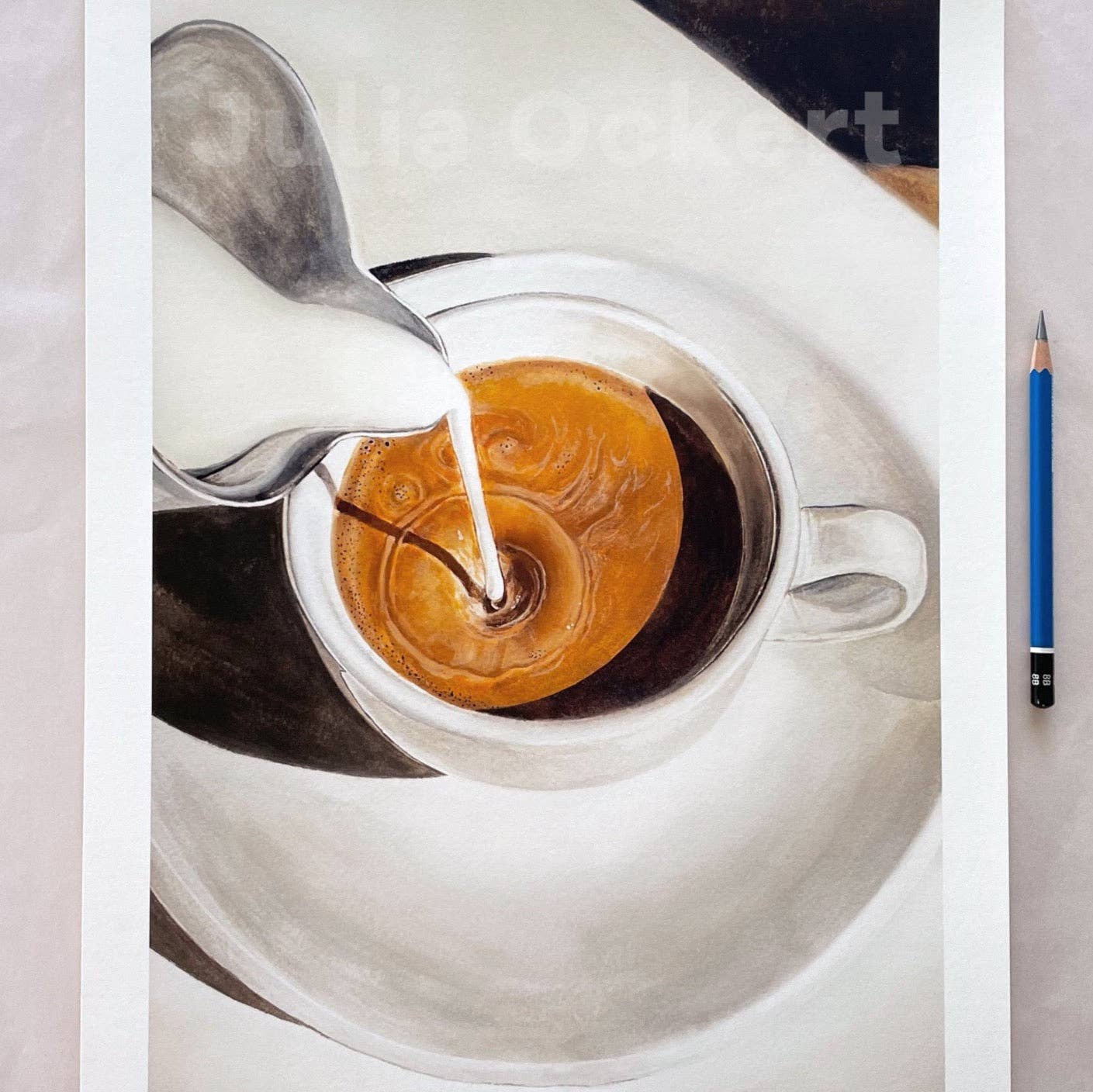 Morning Coffee Art Print : A5